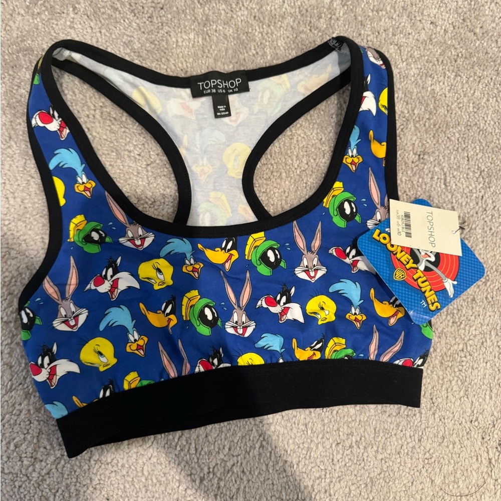 Topshop Looney Tunes Bra/Top